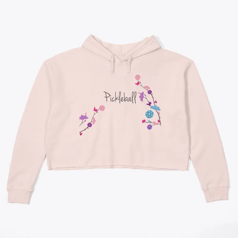 Floral Pickleabll Hoodie - Exquisite 