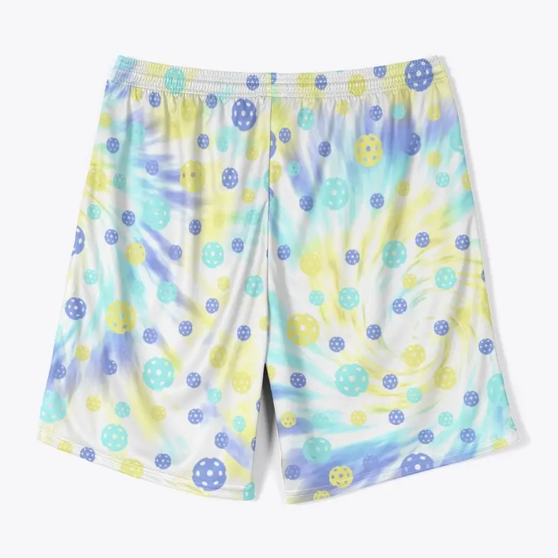 Pickleball Shorts Pastel Tie Dye 