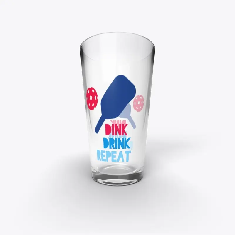 Dink Pickleball Sport Pint Glass