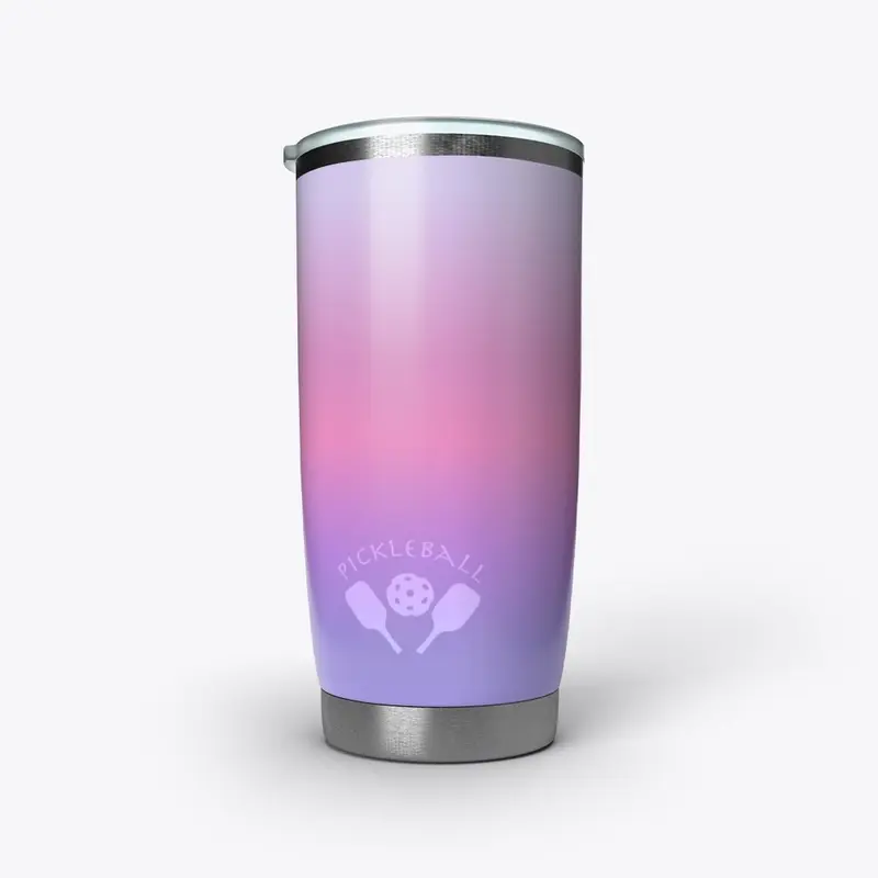 Sunset Splash Pickleball Tumbler