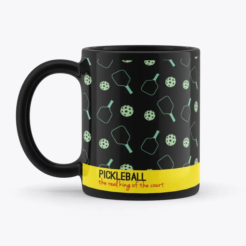 Pickleball Paddle and Ball Mug