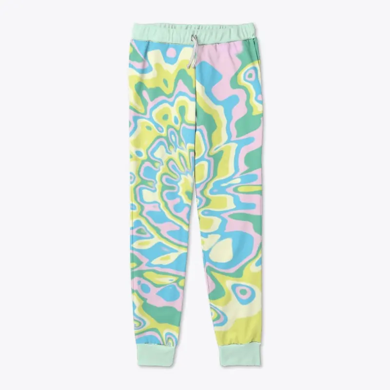 Pastel Vibe Tie-dye Jogger set